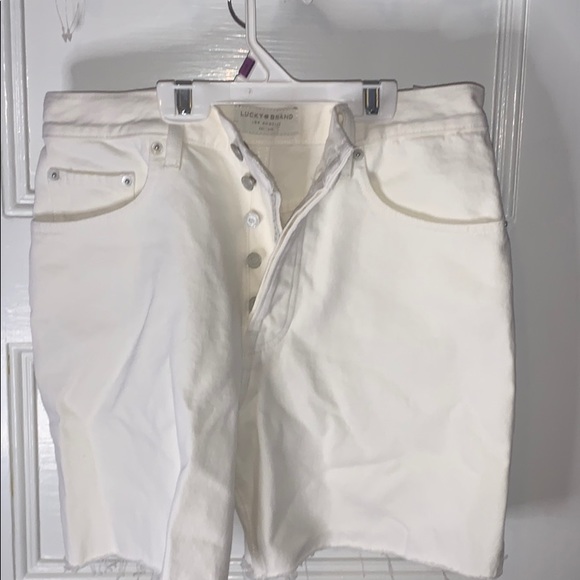 Lucky brand midi denim shorts - Picture 1 of 5